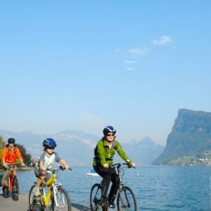 Lucerna i els llacs, viatges en bicicleta