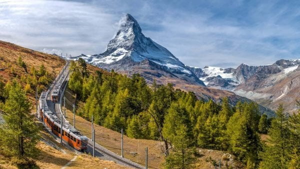 trenes de montaña de Suiza