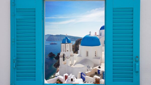 cúpulas azules , Oia, Santorini ok