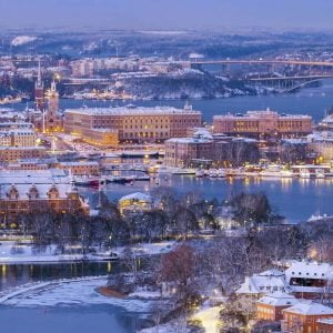 Auroras y Mercadillos de Navidad en Suecia
