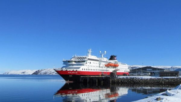 Hurtigrten en el Puerto de Kirkenes