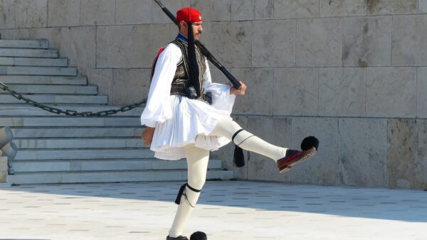Cambio de guardia en Atenas. Foto: Martin Fuchs.
