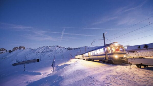 Tren a Rochers de Naye. Foto: Montreux Noel