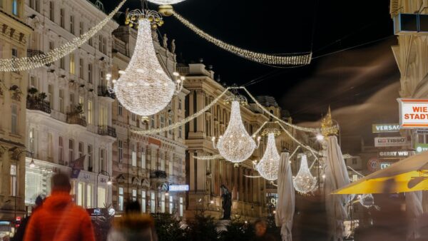 Luces de Navidad en Graben. Foto: Wien Tourismus/Julius Hirtzberger