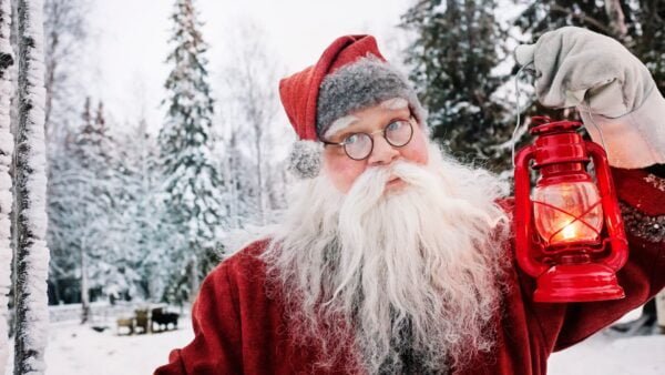 Santa Claus a Gammelstad ©Susanne Lindholm / Friluftsmuseet Hägnan