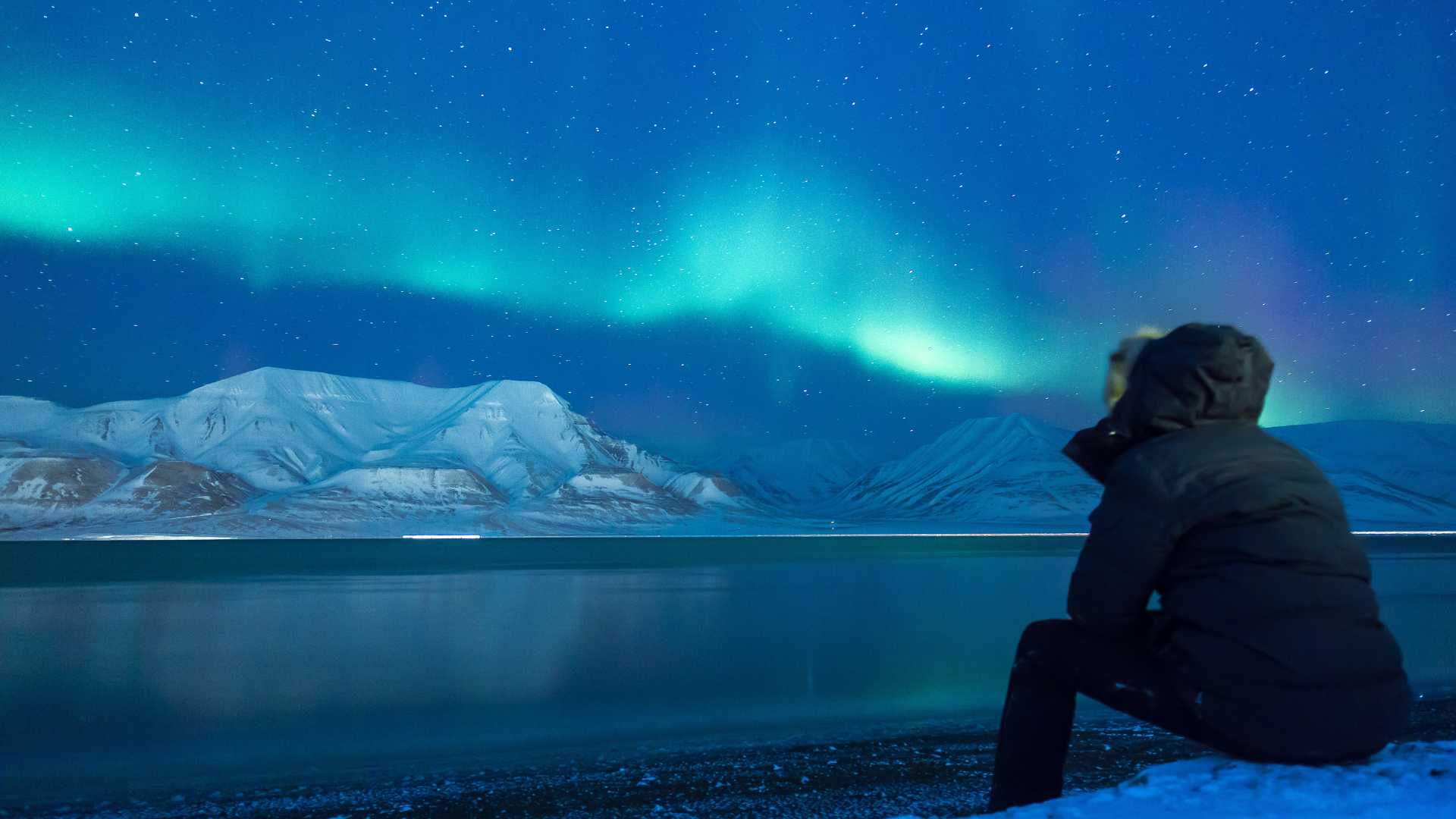 Observando Auroras Boreales en Islandia